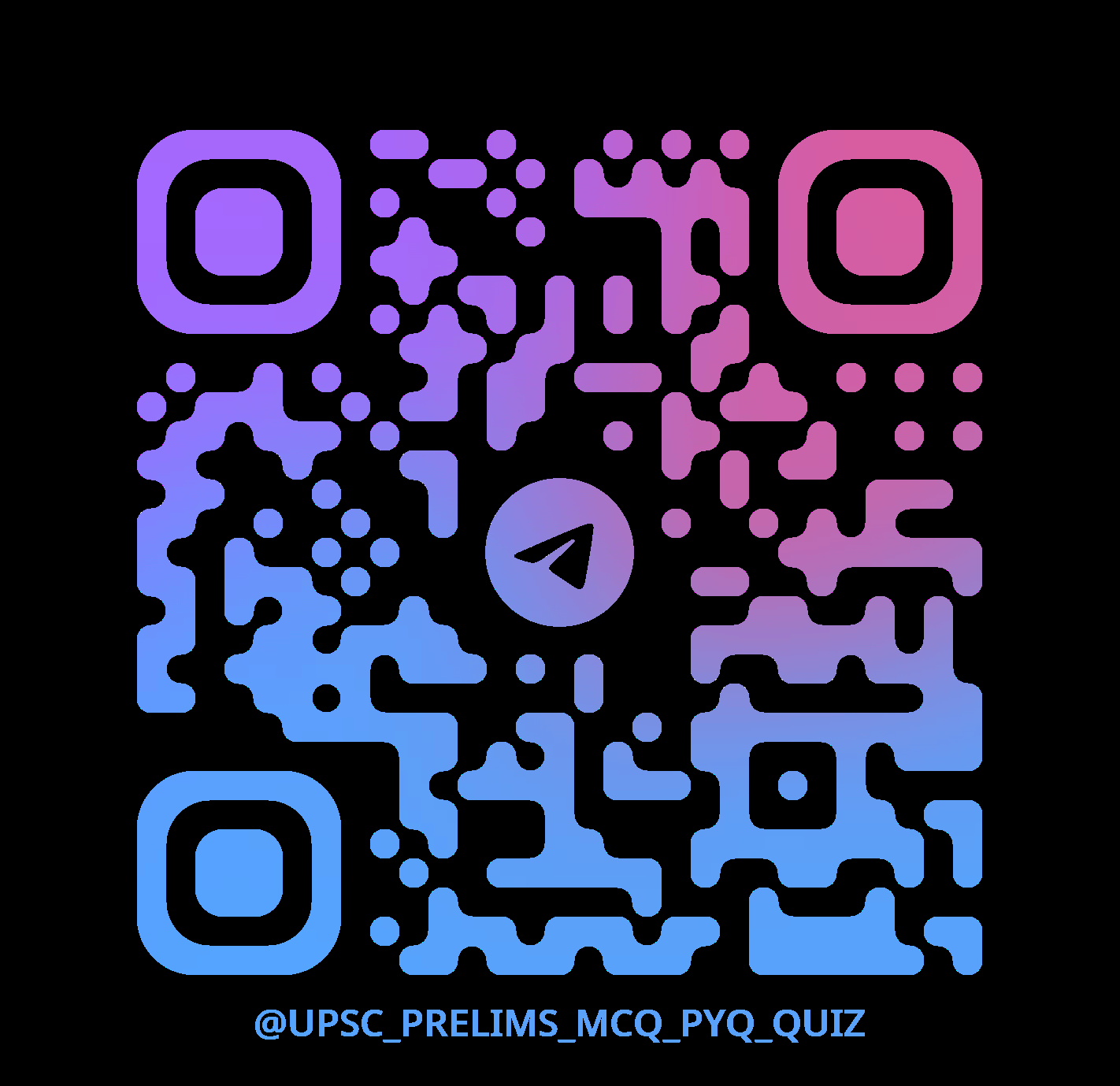 @upsc_prelims_mcq_pyq_quiz Telegram channel QR code